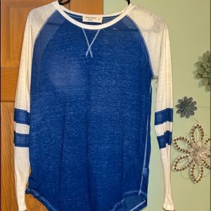 Blue and White Long Sleeve